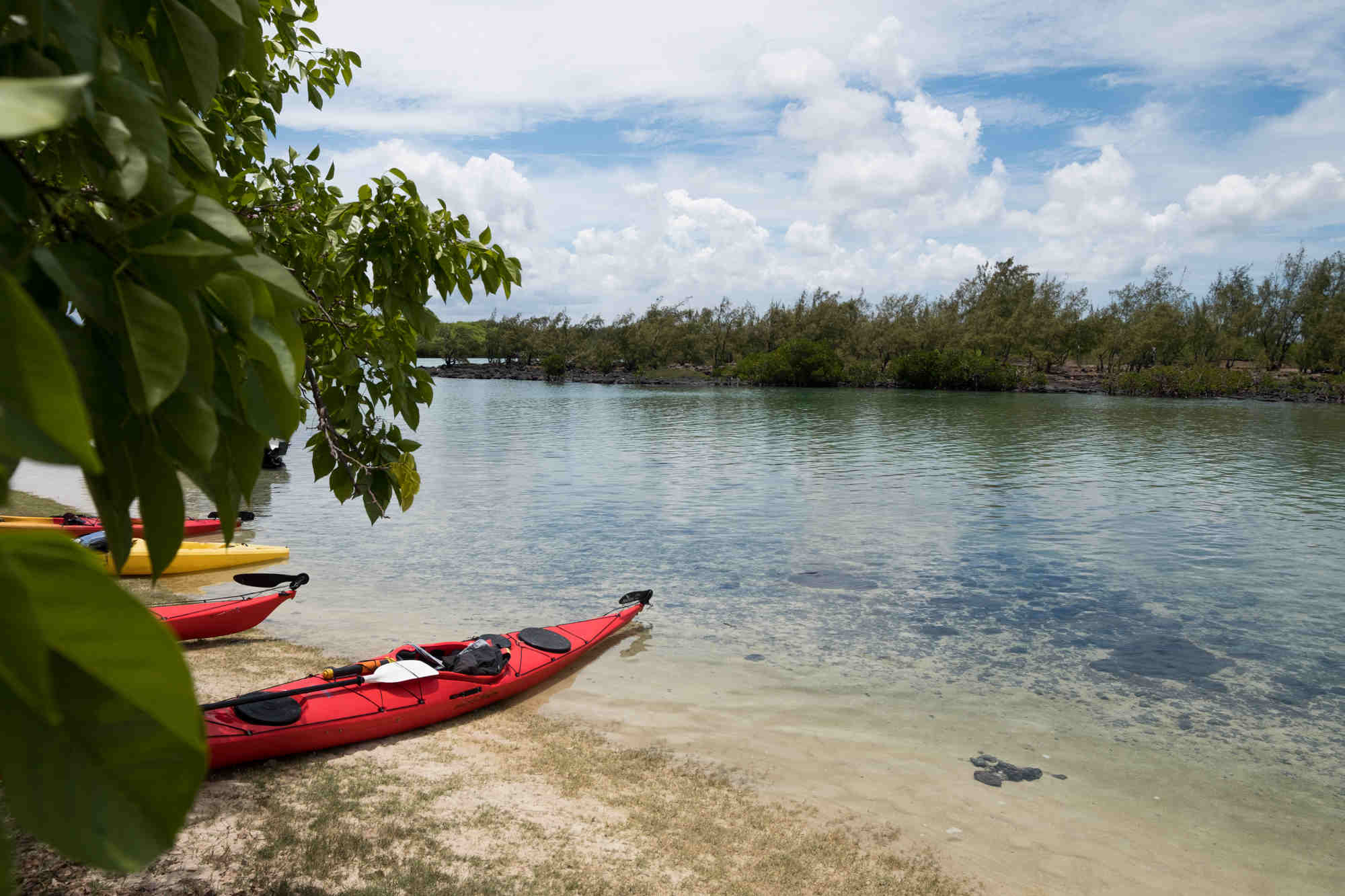 Sea kayaking Maurtiius