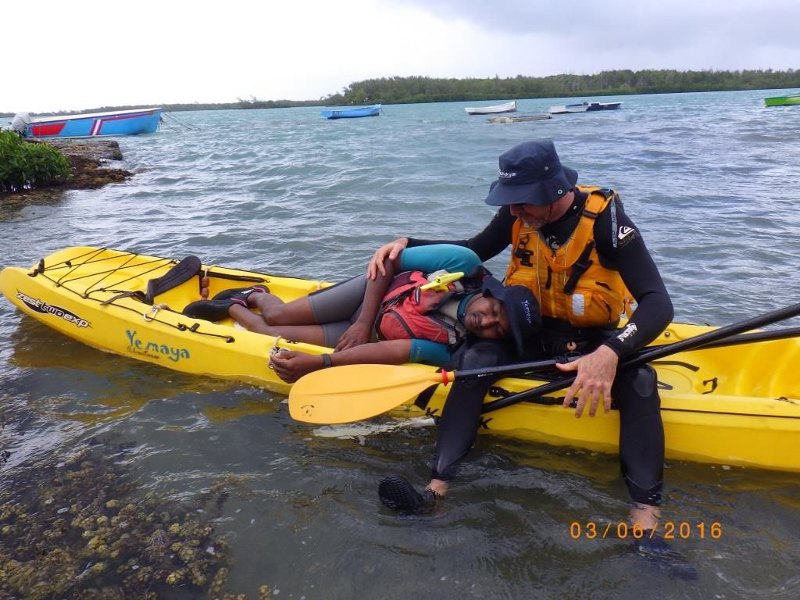 Rescue training - although they’re also this close in normal conditions.