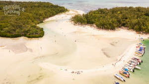 Boat ride to Ile aux Cerfs