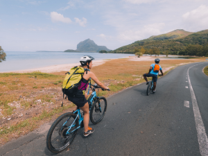 e-biking to Le Morne Unesco Heritage site